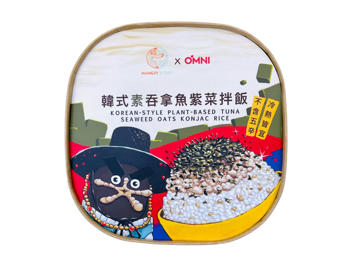 韓式素吞拿魚紫菜拌燕麥蒟蒻飯